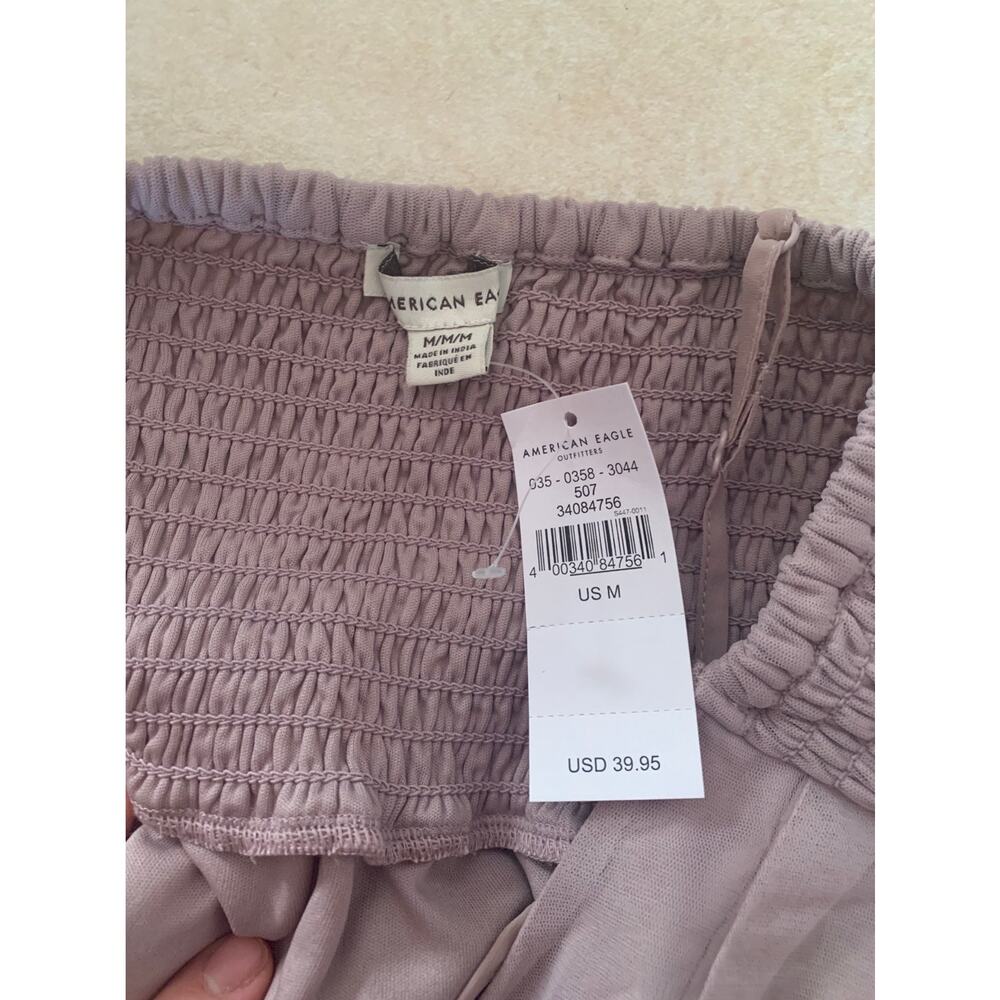 American Eagle womens medium new purple crop top tank fairy - Picture 9 of 9